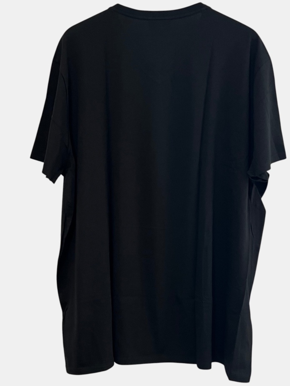 Lacoste Men's V-Neck T-Shirt 4XL Regular Fit Pima Cotton NWT Black Retail $60 - Picture 5 of 7